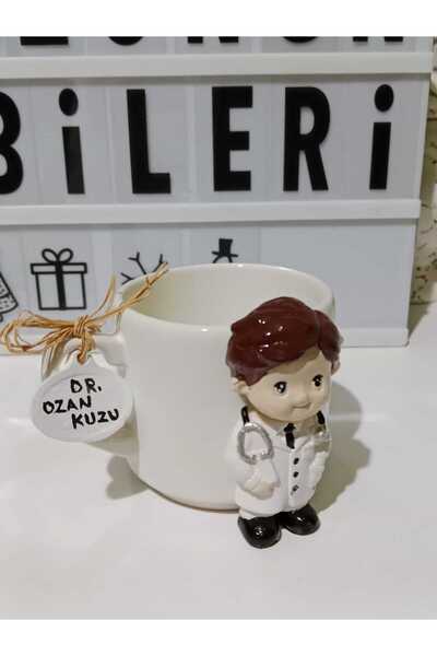 e&e süs dükkanı Doktor figürlü kupa modeli