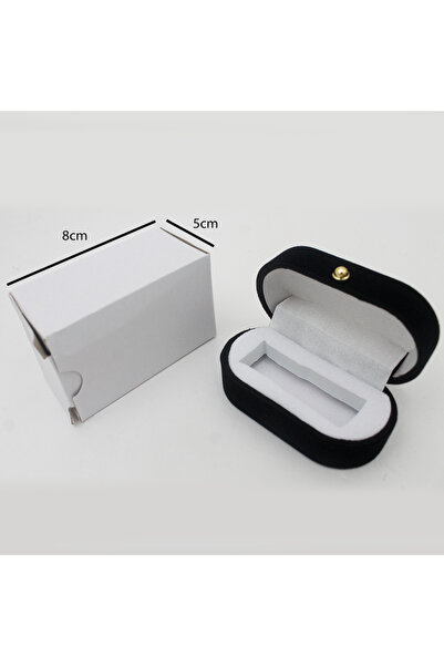 Generic 12 pieces of black velvet tola boxes, dimensions 5x5x8 cm