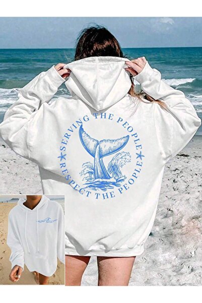 LAYORA Shark - Unisex Printed Oversized Sweatshirt