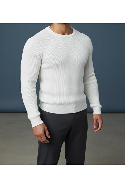 Butik سترة رجالية بياقة دائرية من روس دار