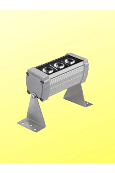 POWERR LED AYDINLATMA 10 cm 3 Watt 3000K Günışığı Wallwasher Duvar Boyama IP65