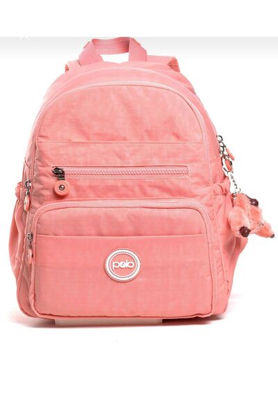 pololiza Çok Gözlü Mini Sırt Çantası (33x26x20 cm) - Aksesuarlı, Hafif, Su Ge...