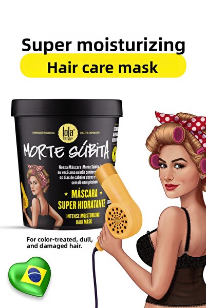 Lola From Rio قناع مورتي سوبيتا المرطب المكثف للشعر التالف والمعالج كيميائيًا...