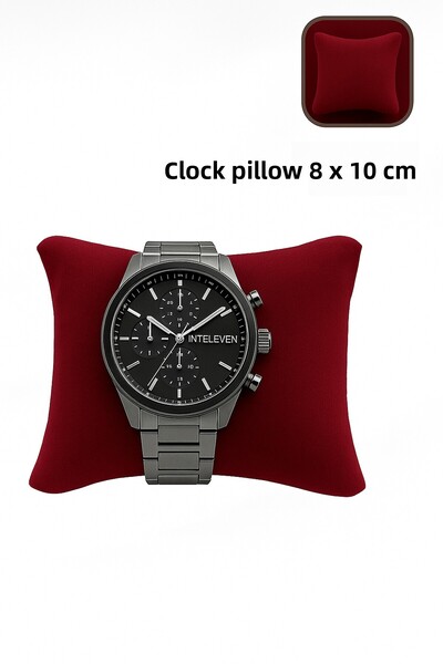 inteleven وسادة للساعة، وسادة لعلبة الساعة (8×10 سم، 4 قطع)