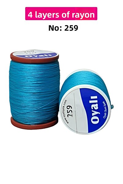 Royaleks Ochih de croșetat din fire de mătase artificială cu 4 straturi, cu m...