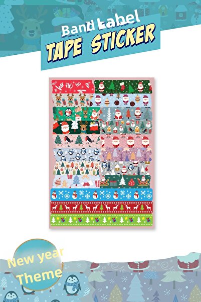colortouch Αυτοκόλλητο ταινίας με θέμα την Πρωτοχρονιά, Αυτοκόλλητο ταινίας