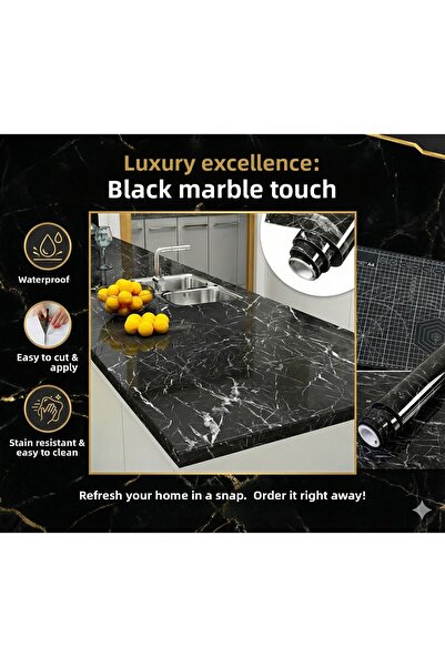 CALIBURN Heat and Water Resistant Kitchen Countertop, Table, Cabinet Covering...