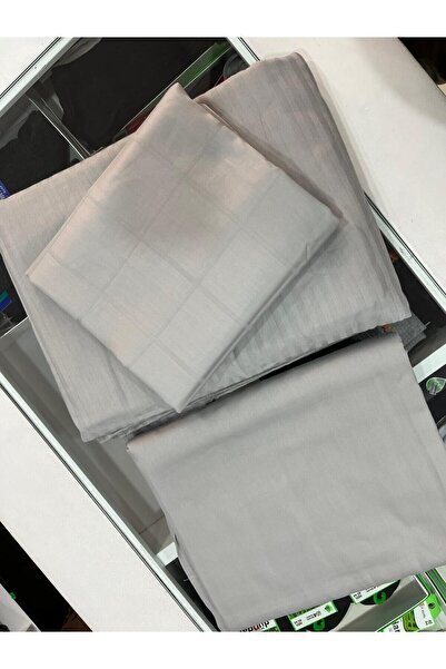 Osmanlı Home Concept Double Cotton Satin Striped Duvet Cover Set