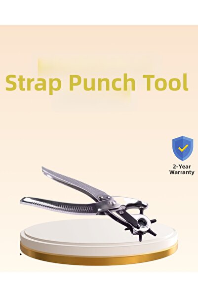 CT STONES Clește profesional pentru perforarea pielii cu cap rotativ și perfo...