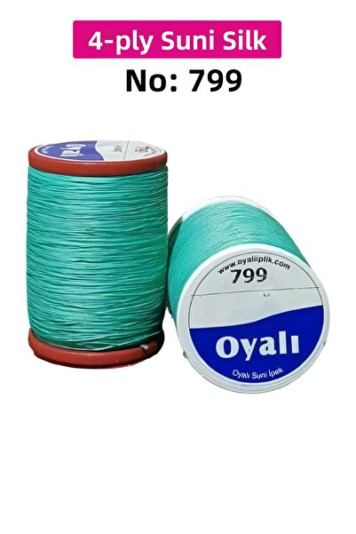 PRATİKOBA Ochih de croșetat din fire de mătase artificială cu 4 straturi, cu ...