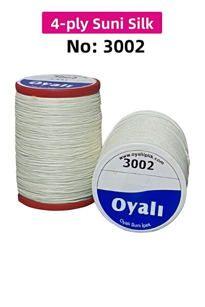 sedustore Cordă de mătase artificială cu 4 straturi, broderie, mărgele, croșe...