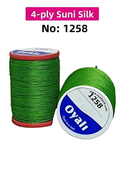 ENSAR GİYİM Ochelă de broderie din fire de mătase artificială cu 4 straturi O...