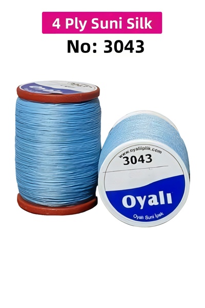 NW NessiWorld Cordă de mătase artificială cu 4 straturi, broderie, mărgele, c...