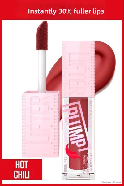 Maybelline New York Lifter Plump Lip Gloss- 006 Hot Chili