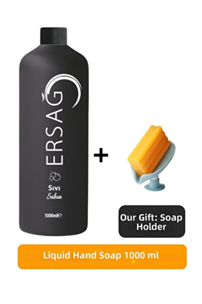 Ersağ Ersag Liquid Hand Soap 1000 Ml- (Our Soap Dispenser Gift) 119-03