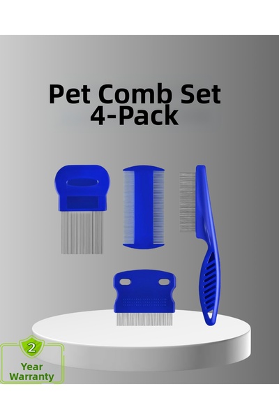 toyigoo 4-Piece Cat and Dog Hair Cleaning Set – Stainless Steelergonomic and ...