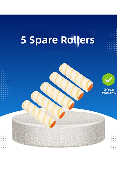 Lisinya 5-Piece Emulsion Paint Roller Suitable for Wall and Ceiling Applicati...