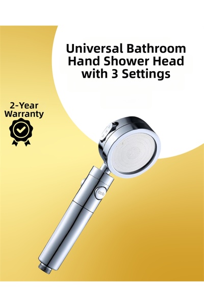 Home Multifunction Stainless Steel Shower Head with Massage and Rain Mode