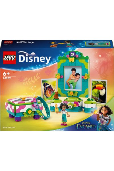 LEGO إطار صور ديزني إنكانتو ميرابيل وصندوق مجوهرات 43239 - للأطفال من سن 6 سنوات فما فوق