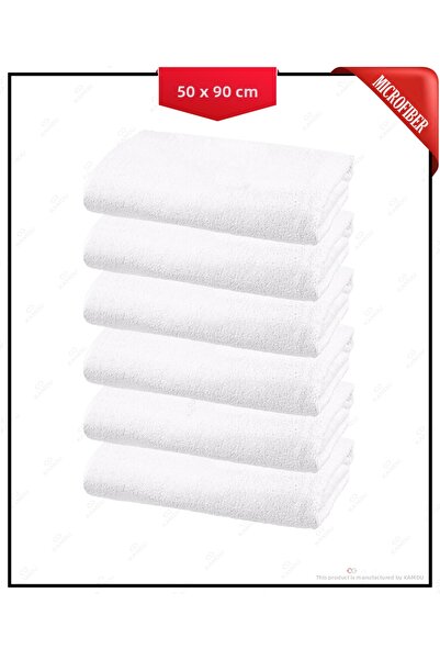 Saretek Home 6 Pcs 50 X 90 cm Microfiber Hairdressing Towel, Barber Towel, Sp...