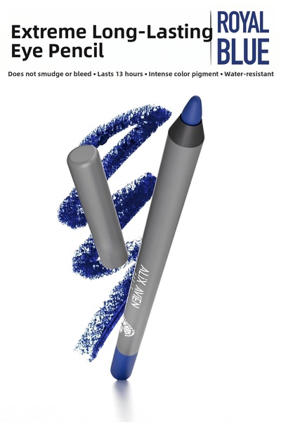 Alix Avien قلم تحديد العيون الأزرق المقاوم للماء - تأثير يدوم 13 ساعة - قلم ت...