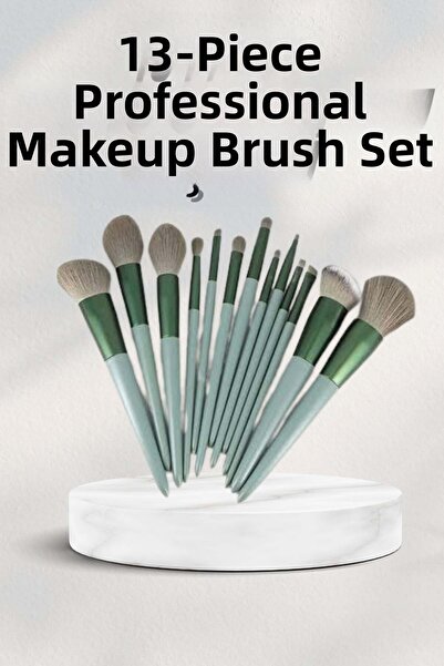 toyigoo Durable Makeup Brush Set 13 Pieces Soft Bristle Brushes Blush Foundat...