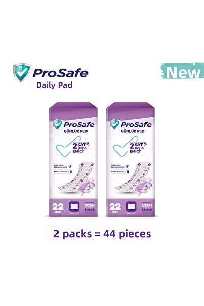 PROSAFE Daily Pads Long 22-Pack X2