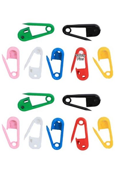 Twin Store Security Pin Plastic Colored 10 Pieces 2 cm