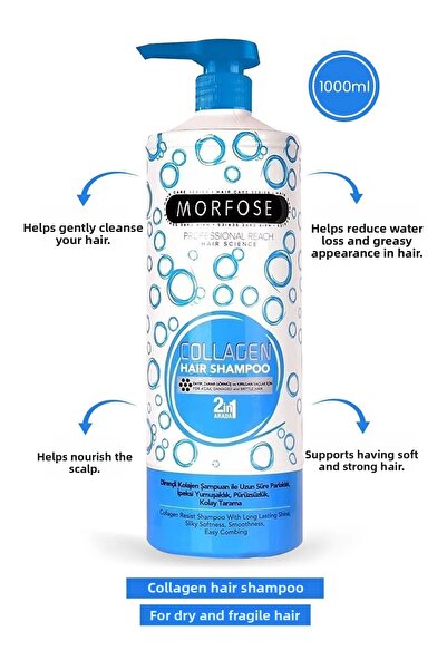 NOVAHAVEN Collagen Shampoo 1000 ml - Weak and Damaged Hair