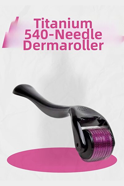 lowell home Dermaroller Titanium 540 Needle 1 mm Suitable for Hair Eyebrow Be...