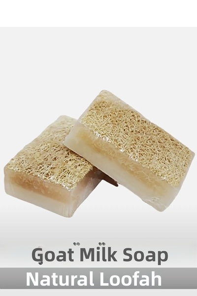 Marsilyan Natural Pumpkin Fiber Goat Milk Soap