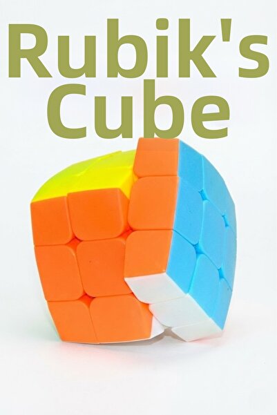 craftivio مكعب الذكاء السريع 3×3 - تصميم بيضاوي بدون ملصقات (بدون لاصق) مكعب ...