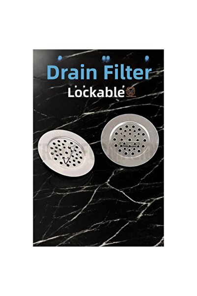 Skygo Lockable Metal Sink Sink Strainer 2 Pcs