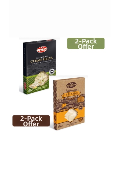 Miskos Pistachio-Butter Halva |   2X240 Grams