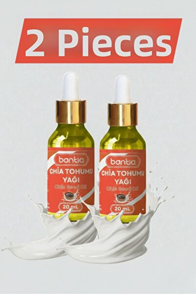 Zera زيت بذور الشيا 2x20 مل - معصور على البارد |   العناية بالبشرة والشعر، دعم التغذية