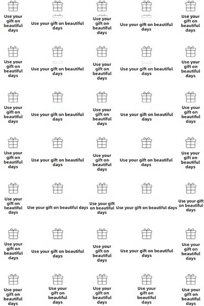 BRF Bezsell 525 Stickers Specifically for Packaging, Use Your Gift on Nice Da...