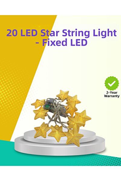 CT STONES Декоративно LED осветление Star 20 LED диода 5 метра Дневна светлина