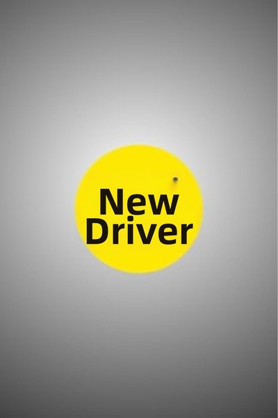 Nacario Nrcrioshop Parti Tasarla Beginner Driver Written Auto 15X15 cm Yellow...