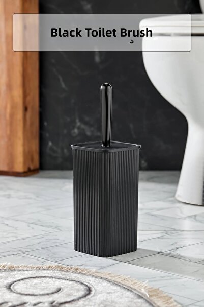 Royaleks Wc Brush & Toilet Brush Black 2 Pieces