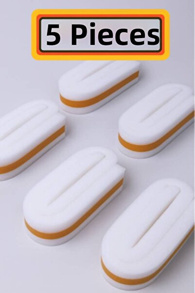 nistabolje 5 قطع من شريط لاصق تحت الباب (العتبة) عازل للحرارة والبرودة والصوت، إسفنجة 90 سم موفرة للطاقة