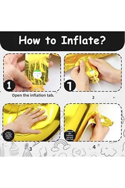 Nacario Nrcrioshop Xesha 1 Year Birthday Number Balloon Age Day Color Foil Ba...