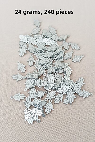 OEM Oya فستان سهرة قلادة سوار شبكي معدني بلاستيك ترتر فضي اللون 24 جرام 240 ق...