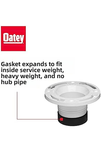 Nacario Nrcrioshop Oatey 3 Inch Abs Twist-N-Set Cabinet Flange 1201248