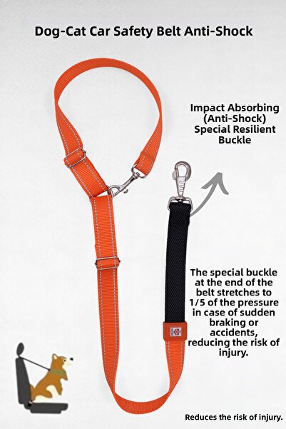 CARAMELOS Pet Car Seat Belt Dog Safety Belt Car Auto Accessory Cat Dog Safety Harness