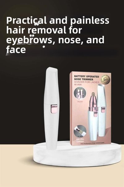 Angel Of Life Ear Nose and Facial Hair Removal Tool and Facial Massager Dual ...