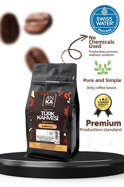 Anka Coffee Lab قهوة تركية مطحونة بدون كافيين 200 جرام