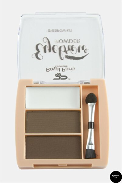Generic Brand Royal Paris Eyebrow 3-Piece Eyebrow Shadow Set