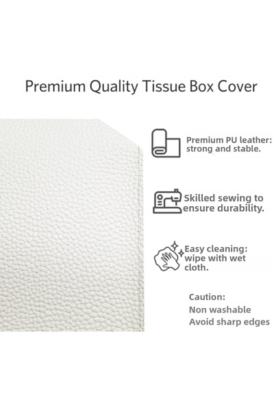 Nacario Nrcrioshop Tissue Box, Decorative Pu Leather Tissue Box Case, Modern ...