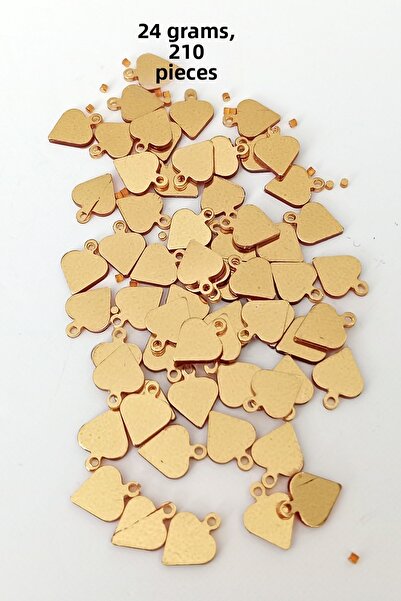 Mestore Oya Abiye Brățară Colier Plexi Plastic Metalic Paiete Culoare Auriu 2...