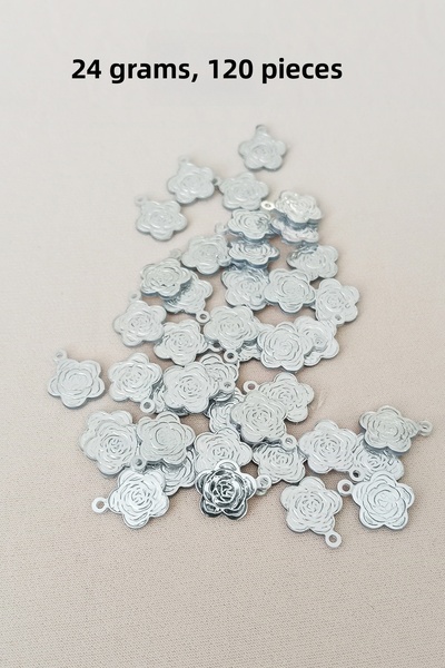 teknoparkx Oya Evening Dress Bracelet Necklace Plexi Metallic Plastic Sequins...